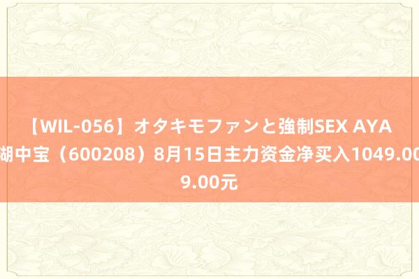 【WIL-056】オタキモファンと強制SEX AYA 新湖中宝（600208）8月15日主力资金净买入1049.00元