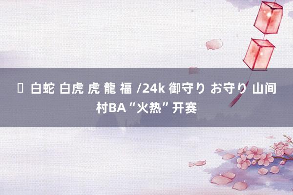 ✨白蛇 白虎 虎 龍 福 /24k 御守り お守り 山间村BA“火热”开赛