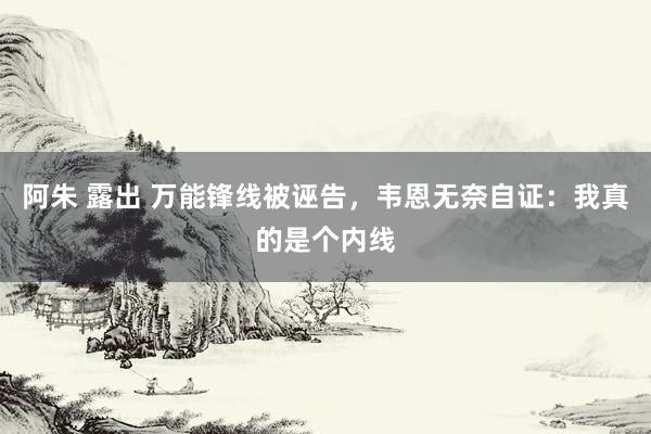 阿朱 露出 万能锋线被诬告，韦恩无奈自证：我真的是个内线
